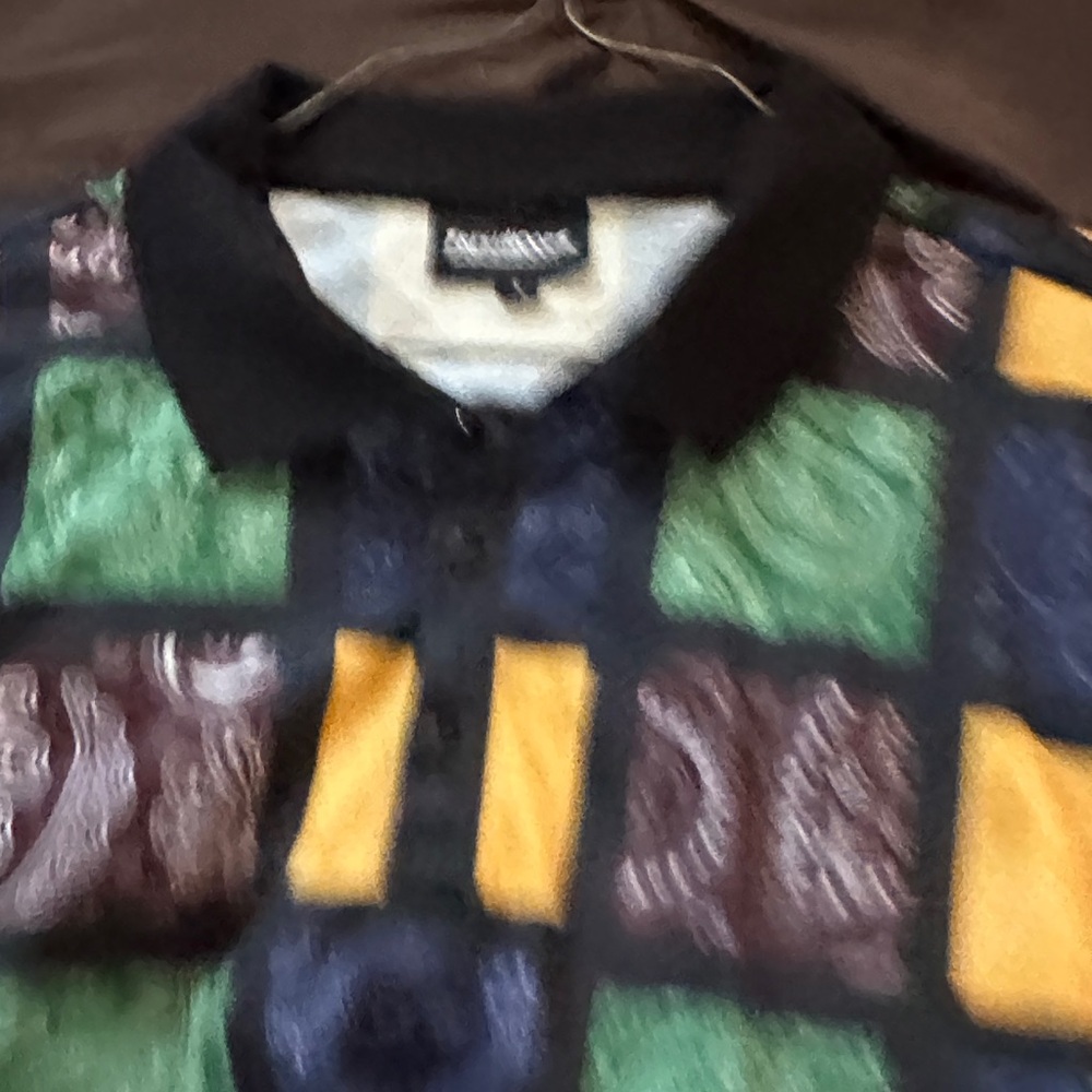 Fresh Multicolor Patchwork Polo Shirt - image 2